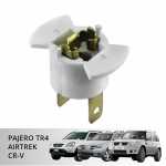 Soquete para lâmpada H1 (P14.5s) para farol alto e baixo Mitsubishi Pajero TR4 Airtrek Outlander Honda CR-V G2