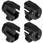 Porta-escovas desmontado 8 x 19 x 18 mm para motor de partida Lucas Indiel M93R - kit