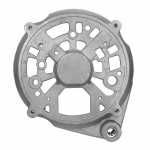 Mancal traseiro (coletor) com anel de ajuste do rolamento do alternador Bosch N1 Scania F94 K94 K124 L94 P94 P114 P124 T114 T124 T144 R114 R124 R144 R164 - vista frontal