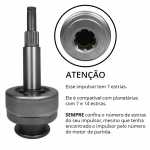 Impulsor 21 dentes Delco 29MT Mercedes-Benz Accelo Atego Atron Axor