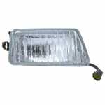 Farol auxiliar antineblina lado direito com lente de vidro para lâmpada H3 Ford Escort XR3