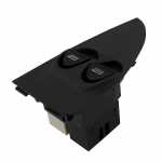 Botão/Interruptor de vidro elétrico duplo 12 terminais porta dianteira lado esquerdo LED laranja Fiat Palio Siena Strada