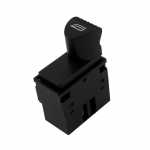 Botão/Interruptor de vidro elétrico simples 6 terminais porta dianteira lado direito LED laranja Fiat Palio Siena Strada