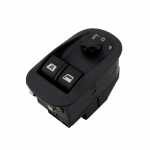 Botão/Interruptor de vidro elétrico duplo com controle de retrovisor 17 terminais porta dianteira lado esquerdo LED vermelho Peugeot 206