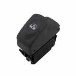 Botão/Interruptor de vidro elétrico simples 6 terminais porta dianteira lado direito LED laranja Renault Clio Scenic Symbol
