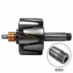 Rotor 24V 140A Bosch Climabuss Scania F94 P94 P/R/T114 124 K94 L94 - informação da rosca