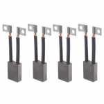 Jogo de escovas 12V 9 x 20 x 26 mm para motor de partida Lucas Indiel Ford F250 F350 F600 F7000 Mercedes-Benz Peugeot 504 Renault Trafic