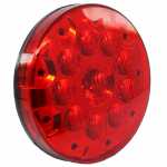 Lanterna traseira freio/posição LED 24V redonda Ø 154mm vermelha lado direito/esquerdo original Noma universal caminhão carreta carroceria implemento rodoviário