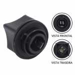 Soquete para lâmpada 2 polos universal com encaixe Ø 27mm