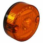 Lanterna traseira de pisca âmbar redonda Ø 75mm LED bivolt lado direito/esquerdo original Librelato carrocerias