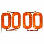 Bobina de campo 12V Denso Caterpillar escavadeira 320B - aberta