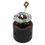 Carcaça polar c/ bobina de campo e porta-escovas 12V Mitsubishi Chevrolet GM Blazer S10 (com motor MWM) Ford Ranger Nissan Frontier