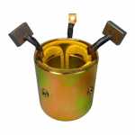 Carcaça polar c/ bobina de campo 12V Mitsubishi Fuso Canter FE FG Bobcat Clark Ford F350 Kubota Yale empilhadeira