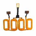 Bobina de campo c/ esc. 24V Delco 39MT Case Mercedes-Benz Axor - aberta