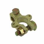 Terminal de bateria automotiva com abas laterais para veículos leves