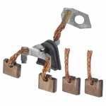 Jogo de escovas 12V 5 x 16 x 13 mm para motor de partida Bosch Chevrolet C20 Omega Suprema Fiat Palio Volkswagen Parati Saveiro