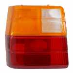 Lente para lanterna traseira tricolor lado esquerdo Fiat Uno