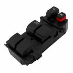 Botão/Interruptor de vidro elétrico quádruplo com trava 22 terminais porta dianteira lado esquerdo Honda City CR-V Fit