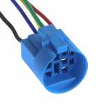 Chicote / conector / plug 5 vias para botão redondo 22mm universal