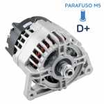 Alternador 12V 85A Denso / Magneti Marelli A127IR Caterpillar JCB escavadeira pá carregadeira retroescavadeira rolo compactador com motor Perkins