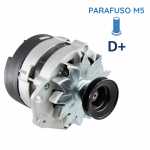 Alternador 12V 90A Bosch N1 Volkswagen VW Santana Quantum Passat Gol Voyage G1 quadrado Parati Saveiro G1 quadrada com ar-condicionado e polia simples