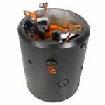 Carcaça polar c/ bobina de campo reman. e porta-escova 12V Delco C10 C20 Chevrolet Opala Veraneio Clark empilhadeira