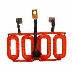 Bobina de campo reman. c/ esc. 12V Mitsubishi L200 Hyundai H100 (vira ao contrário) - aberta