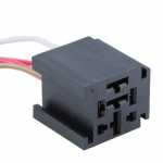 Chicote / conector 7 vias 4 terminais soquete / suporte / base para relé 70A