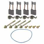 Jogo de escovas 24V 9.8 x 29 x 26 mm para motor de partida Delco 37MT / 41MT Case Mercedes-Benz  com parafusos