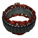 Estator 24V 70A Delco 21SI / 22SI Case pá carregadeira W20 Caterpillar Cummins Fiat-Allis FW160 FW200 FX215