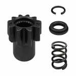 Pinhão do impulsor 10 dentes c/ kit trava Delco 29MT Case Fiat-Allis Ford Volkswagen - kit