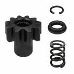 Pinhão do impulsor 10 dentes c/ kit trava Delco 29MT Case Chevrolet GM New Holland Volkswagen - kit