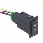 Botão/interruptor de farol auxiliar / farolete de neblina 5 terminais Toyota Corolla Fielder 2003 até 2008