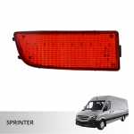 Refletor traseiro lado esquerdo LED 12V Mercedes-Benz MB Sprinter 2006 até 2018 Volkswagen VW Crafter
