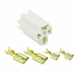 Chicote / conector desmontado 4 vias soquete / suporte / base para relé 70A