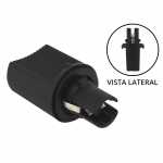 Soquete para lâmpada pingo / pingão (W2.1x9.5d) com encaixe Ø 14.3mm para meia-luz (sinaleira) do farol Chevrolet GM Agile Montana