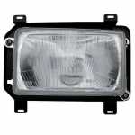 Farol principal lado esquerdo com lente de vidro para lâmpada H4 Volkswagen 7100 8100 8140