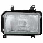 Farol principal lado esquerdo com lente de vidro para lâmpada H4 Volkswagen 7110 8120 8150 9150