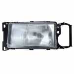 Farol principal lado esquerdo com lente de vidro para lâmpada H4 Scania S4 S5
