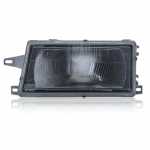 Farol principal lado esquerdo com lente de vidro para lâmpada H4 Agrale caminhão Fiat Uno Prêmio Elba Fiorino 