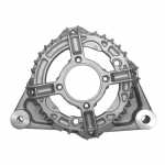 Mancal dianteiro (motriz) do alternador Bosch KCB1 Volkswagen Gol Logus Parati Pointer Quantum Santana Saveiro G2 G3 G4 - vista frontal