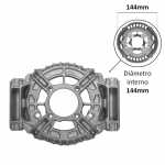 Mancal dianteiro (motriz) do alternador Bosch NCB2 Scania F113 G480 K124 P114 P322 R114 R124 R580 T114 T124 (diâmetro interno de 144m) - capa