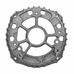 Mancal traseiro (coletor) do alternador Bosch E8 / NCB1 Audi MAN Mercedes-Benz Accelo Classe C CLC SLK Sprinter Scania F113 G480 P114 R114 R580 T114 Volkswagen Beetle CC Constellation Eos Jetta Passat Tiguan (diâmetro interno 137mm) - vista frontal