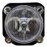 Farol auxiliar de luz baixa redondo com lente de policarbonato para lâmpada H7 lado direito Ford Cargo 1317 1717 2042 2431 2842 3129