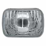 Farol principal lado direito com lente de vidro para lâmpada H4 Fiat 147