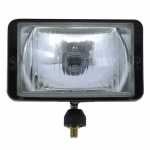 Farol auxiliar de milha (longo alcance) retangular 155x90mm lado esquerdo/direito com lente de vidro para lâmpada H3 Mercedes-Benz Scania caminhões série 3