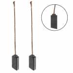 Jogo de escovas 12V 8 x 5 x 18 mm para alternador Denso