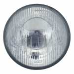 Farol principal lado esquerdo/direito com lente de vidro para lâmpada H4 universal (substitui Sealed Beam)