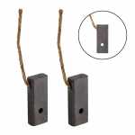 Jogo de escovas 12V 7.5 x 4 x 18.3 mm para alternador Ford E350 F250 Mustang