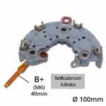 Retificador do alternador 70A Denso Suzuki Alto Baleno Grand Vitara Toyota Corolla Hilux (com 6 diodos)